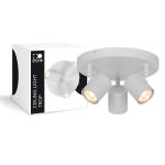 D'Lite Luce da soffitto Trop Bianca | Adatto per 3x GU10 