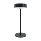 Eglo Lampada Da Tavolo Simeri Solar Acciaio Nero 3W 250lm - 830-860 Regolabile Bianca | IP44 - Dimmerabile al tocco - USB-C