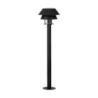Eglo Lampada a piedistallo Chiappera Acciaio Nero | 330mm - IP54 - Adatto per 1x E27